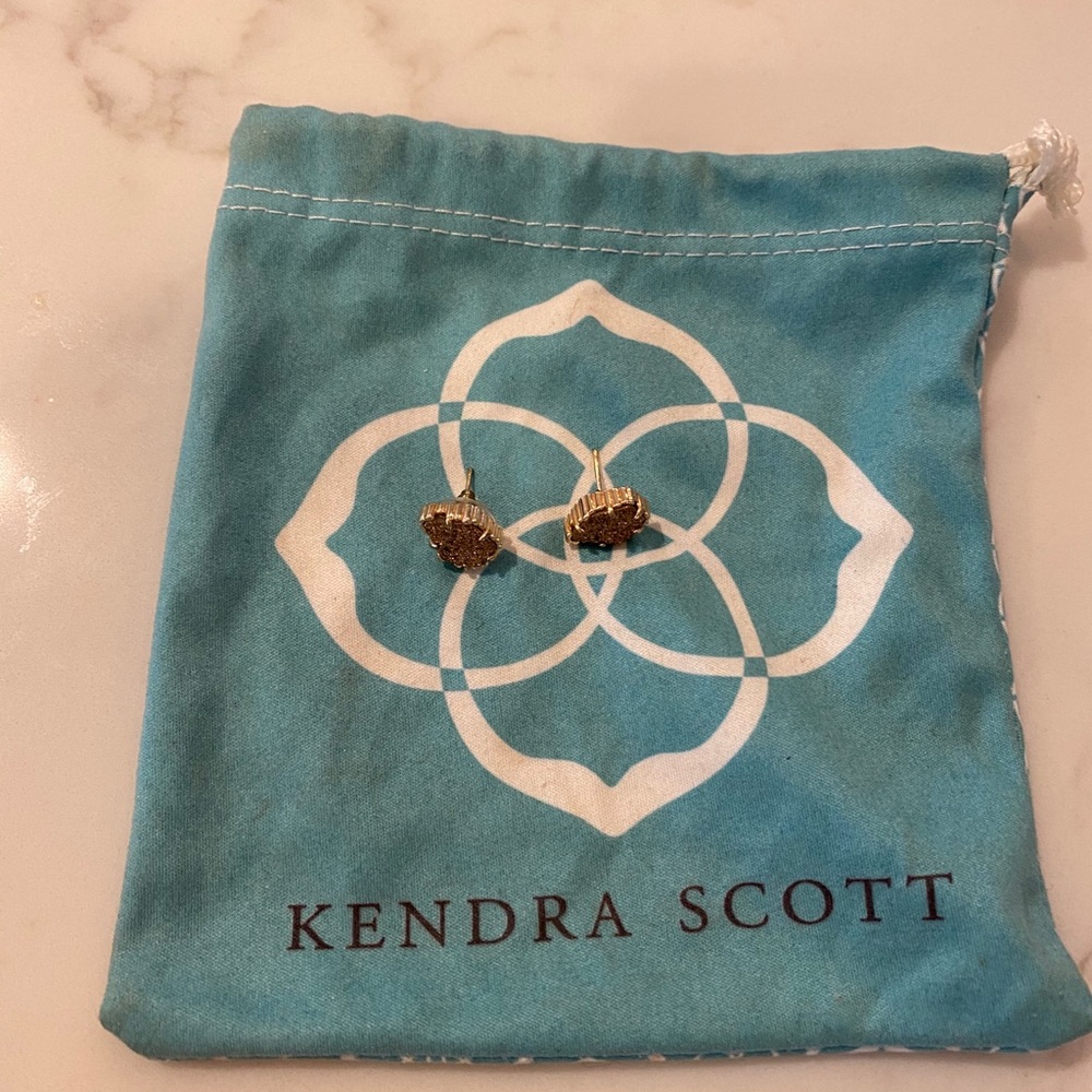 Kendra Scott Rose gold drusy stud - Picture 4 of 4